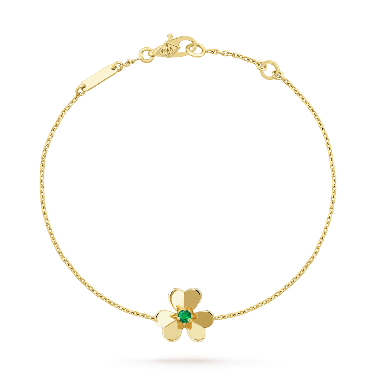 ¡®Star¡¯FRIVOLE GOLD FLOWER PINK MALACHITE BRACELET