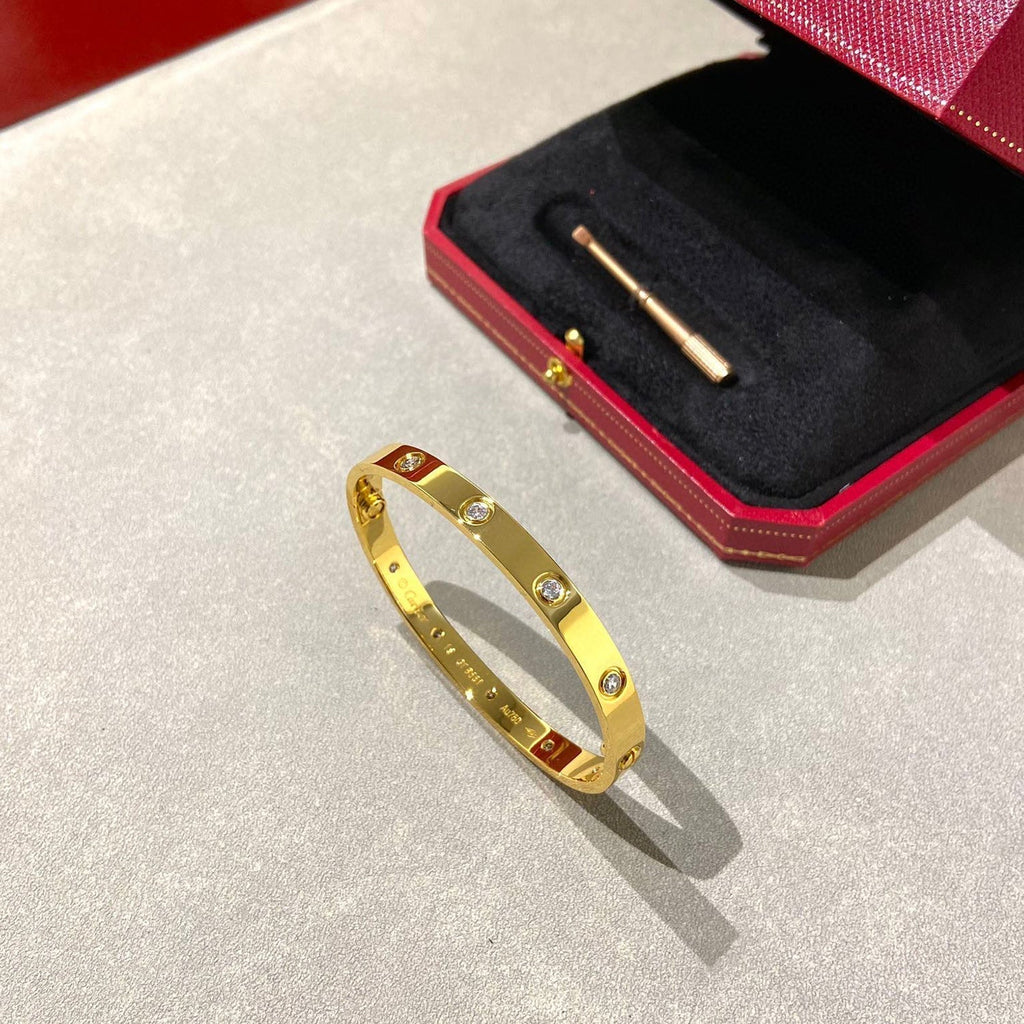 ¡®Star¡¯LOVE BRACELET 6.1MM 10 DIAMONDS