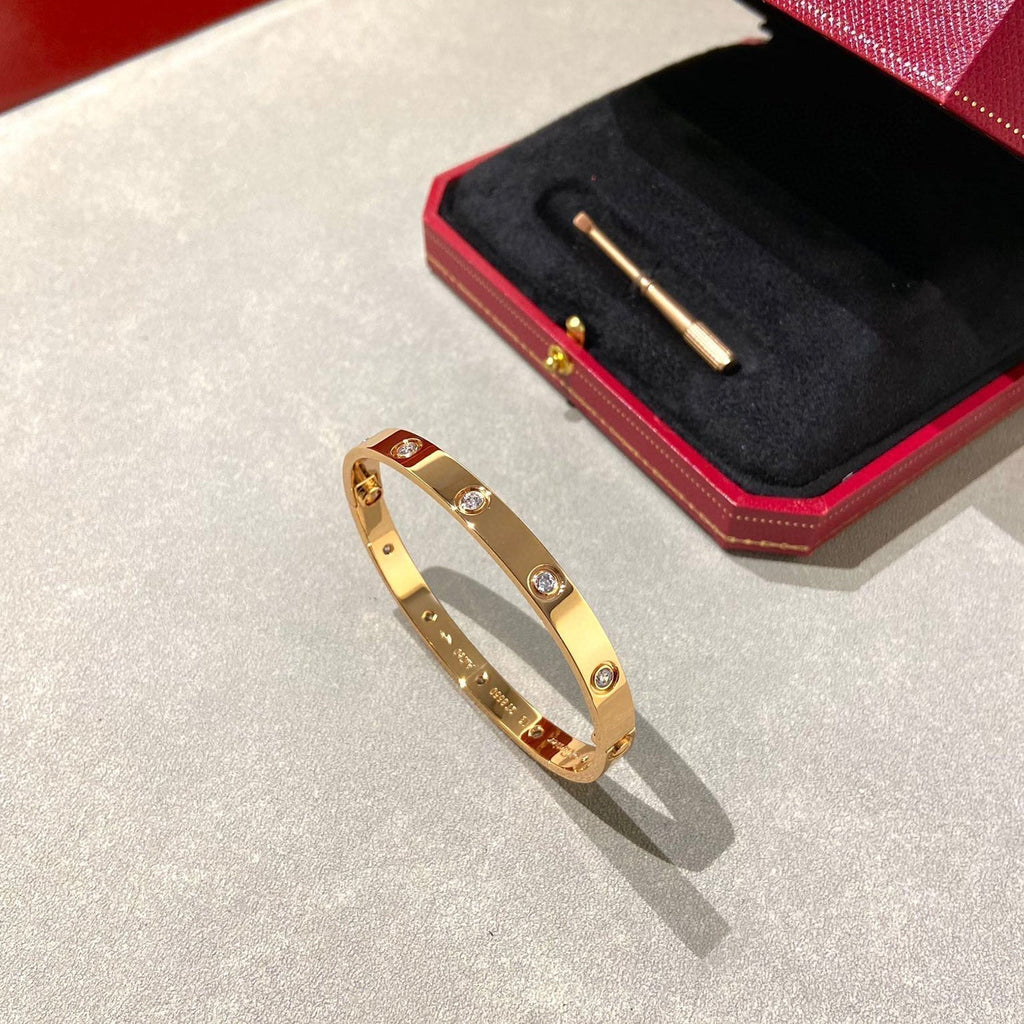 ¡®Star¡¯LOVE BRACELET 6.1MM 10 DIAMONDS