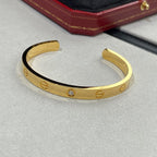 ¡®Star¡¯LOVE BRACELET 6.1MM 1 DIAMOND OPEN CUFF