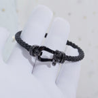 ¡®Star¡¯FORCE LARGE SERIES HORSESHOE BLACK SAMURAI BRACELET