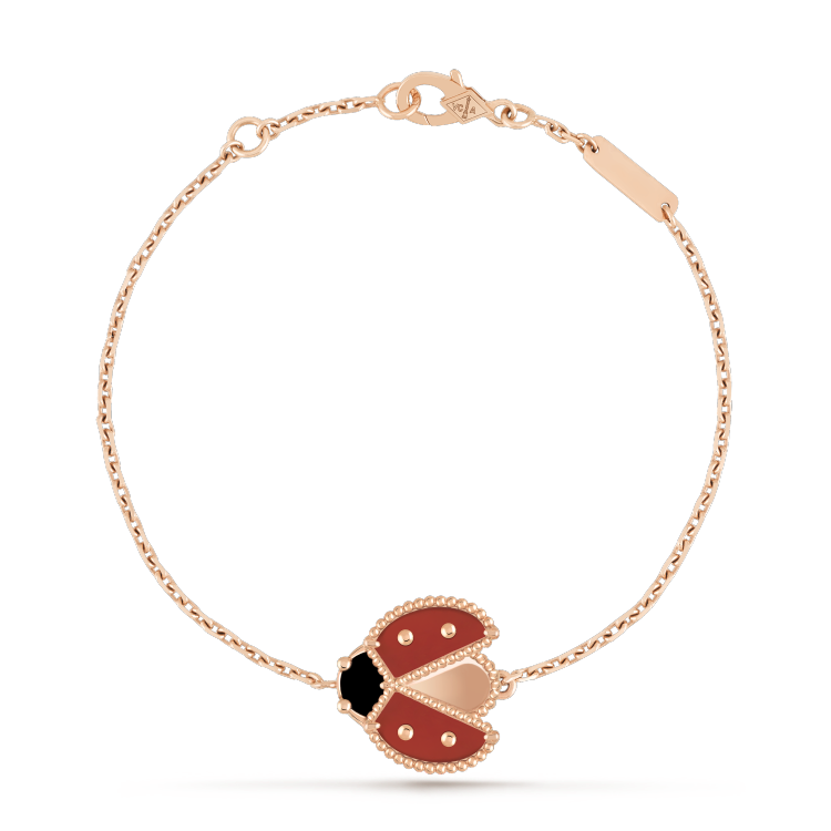¡®Star¡¯LUCKY SPRING 1 MOTIF PINK GOLD BRACELET