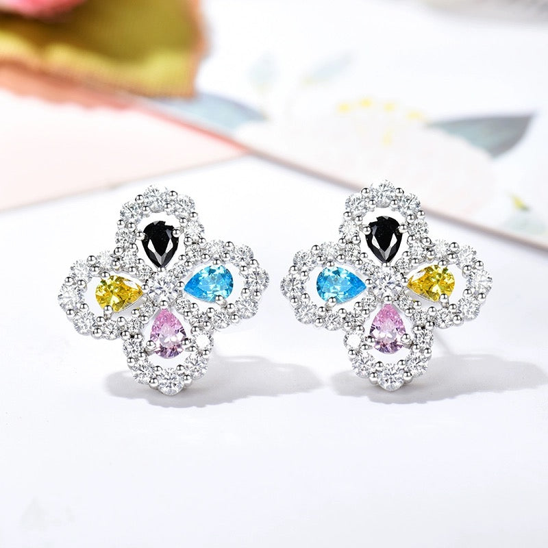 ¡®Star¡¯LOOP EARRINGS FULL MOTIF DIAMOND 16MM