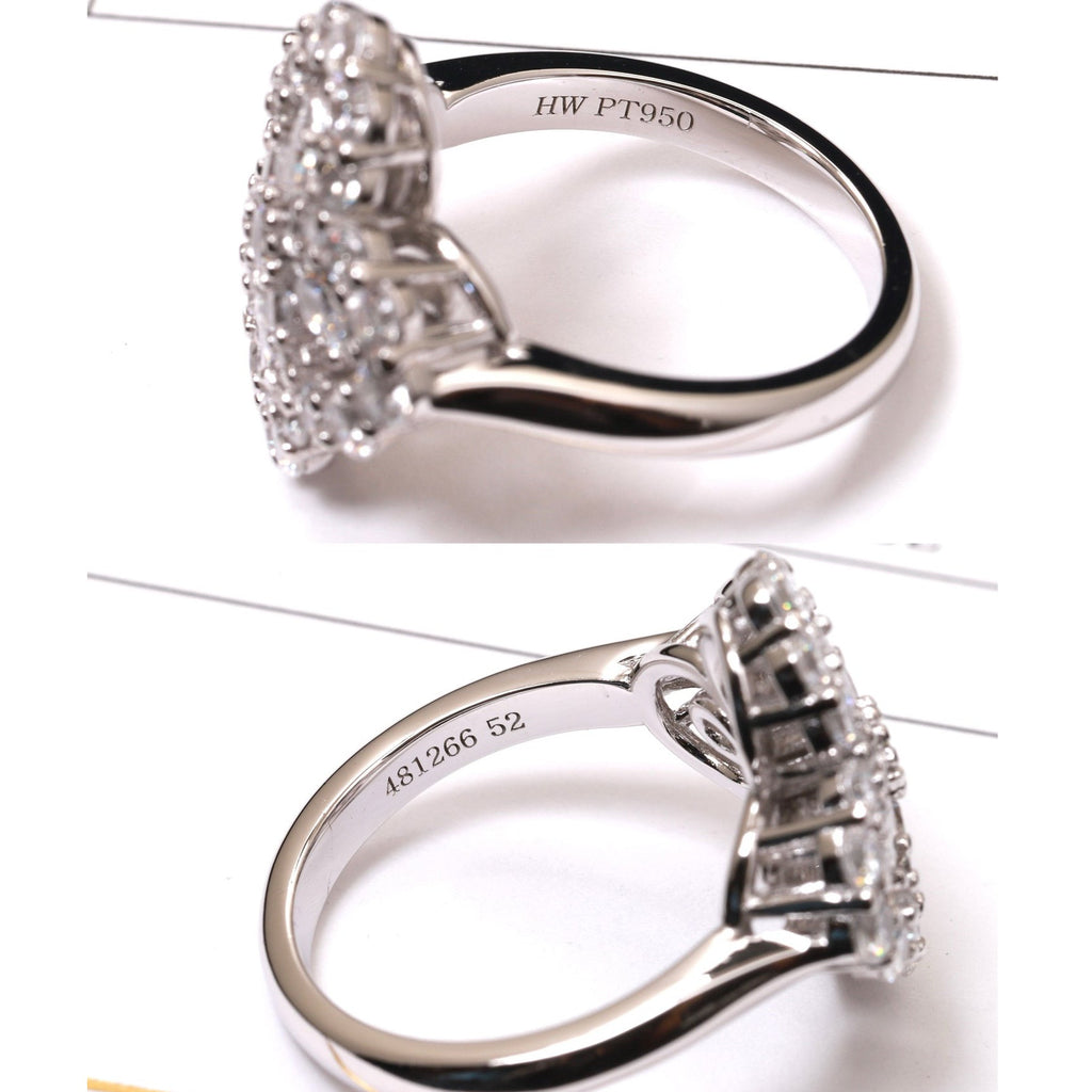 ¡®Star¡¯LOOP RING FULL MOTIF DIAMOND 16MM SILVE