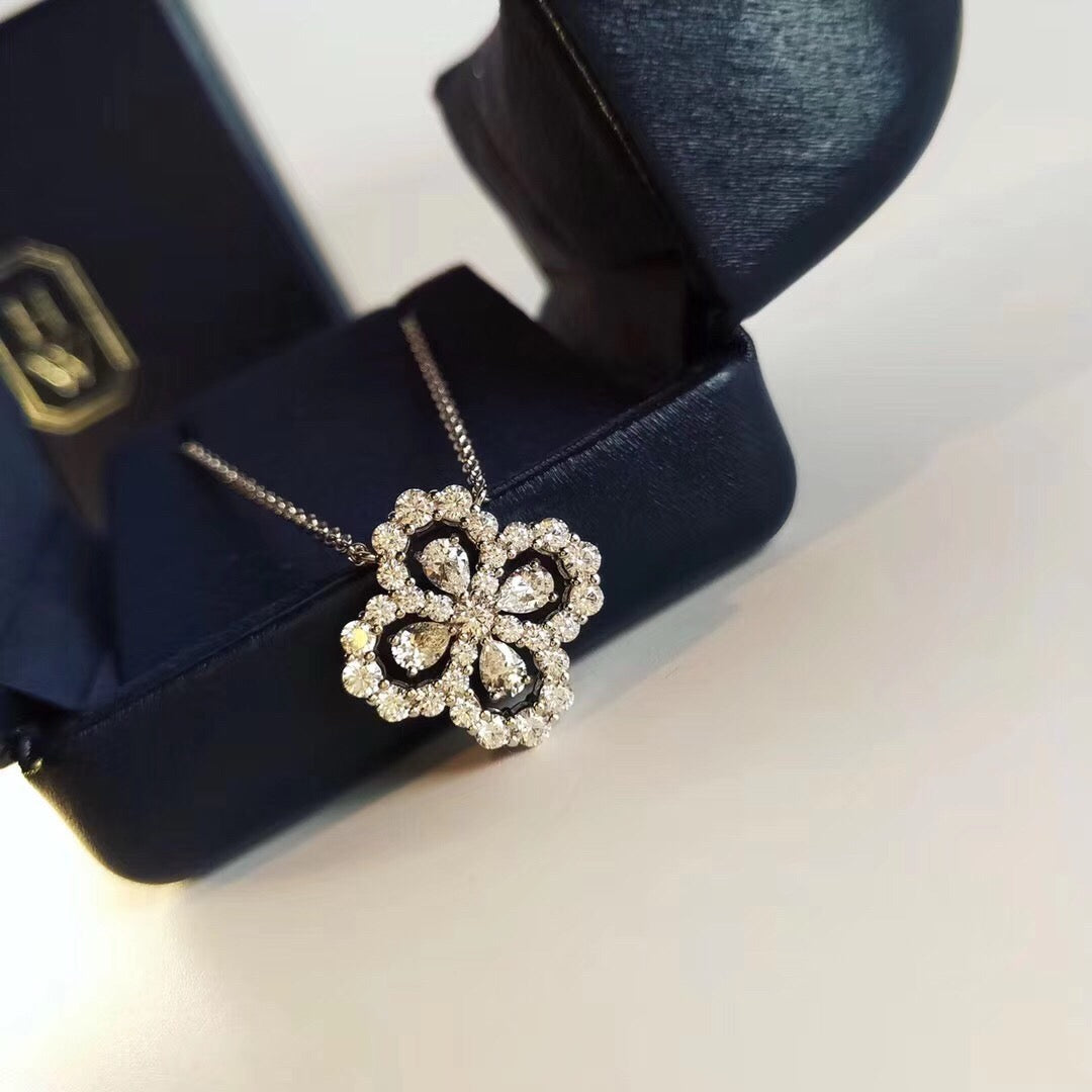 ¡®Star¡¯LOOP NECKLACE FULL MOTIF DIAMOND 16MM MULTIPLE COLORS