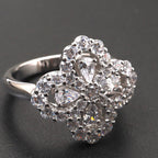 ¡®Star¡¯LOOP RING FULL MOTIF DIAMOND 16MM SILVE