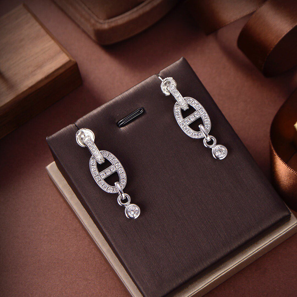 ¡®Star¡¯HM CHAINE DIAMOND EARRINGS