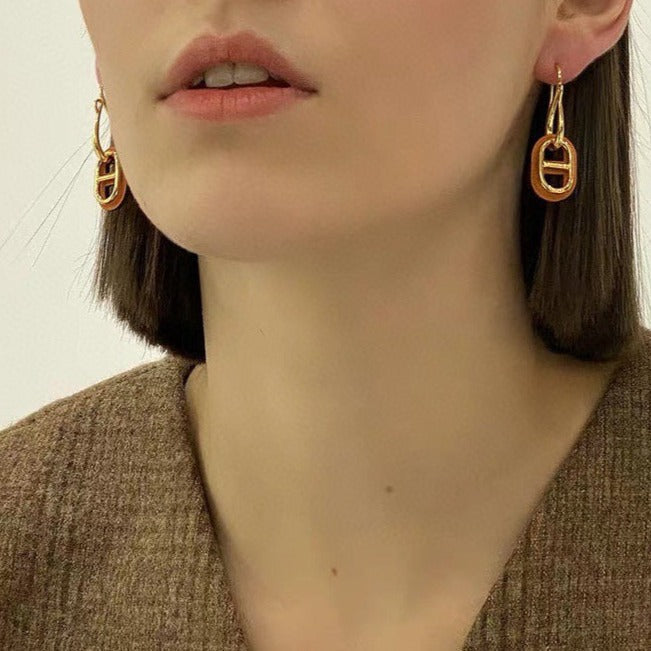 ¡®Star¡¯HM O'MAILLON GOLD EARRINGS