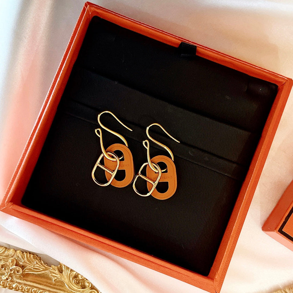 ¡®Star¡¯HM O'MAILLON GOLD EARRINGS