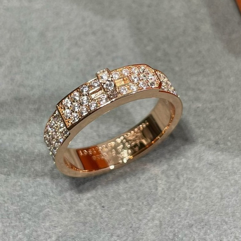 ¡®Star¡¯KELLY PINK GOLD DIAMOND RING