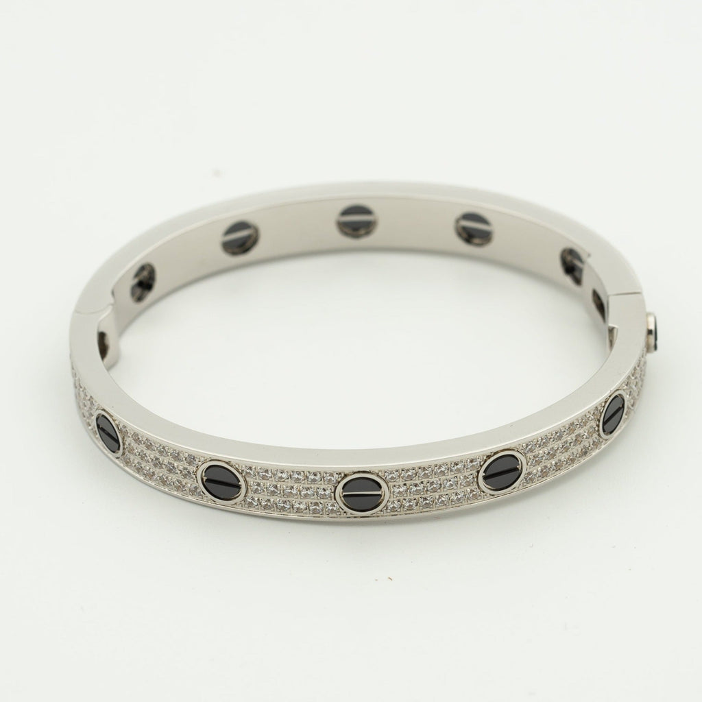 ¡®Star¡¯LOVE BRACELET 6.1MM DIAMOND-PAVED CERAMIC
