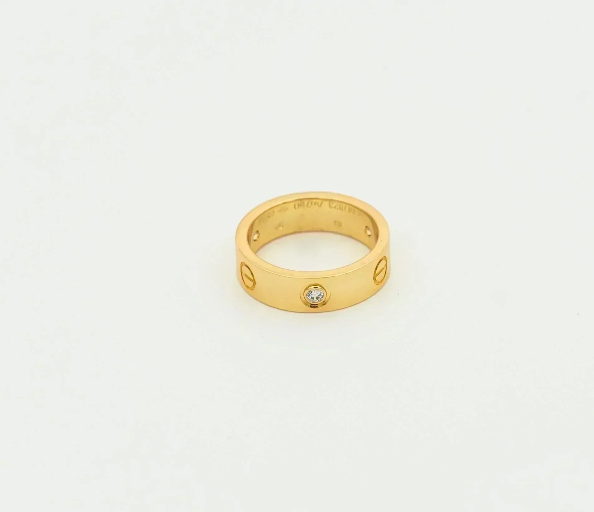 ¡®Star¡¯LOVE RING 5.5MM 3 DIAMONDS GOLD