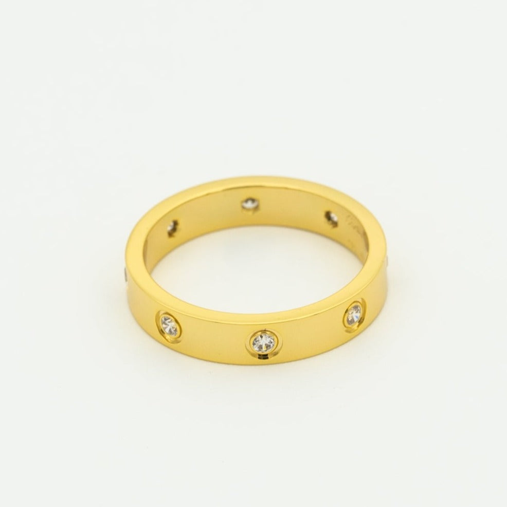 ¡®Star¡¯LOVE RING 3.6MM 8 DIAMONDS