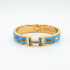 ¡®Star¡¯H PINK GOLD BRACELET BLUE CERAMIC