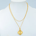 ¡®Star¡¯CLOVER 25MM PEDANT NECKLACE GOLD