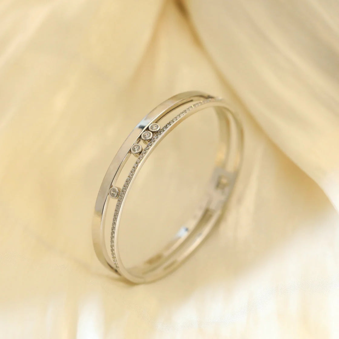 [moco jewelrys ]Move Romane Diamond Bangle Bracelet