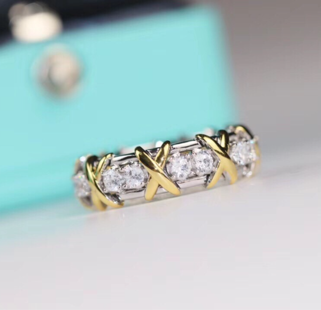 [¡®Star¡¯]Classic Gold Diamond Ring