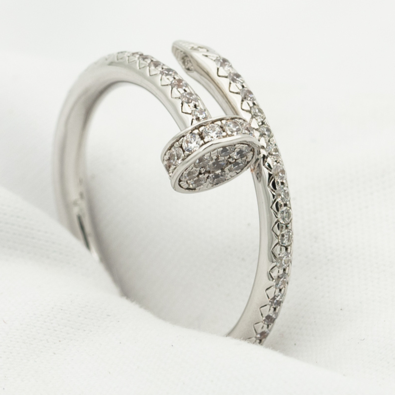 ¡®Star¡¯JUSTE RING 1.8MM SILVER DIAMONDS