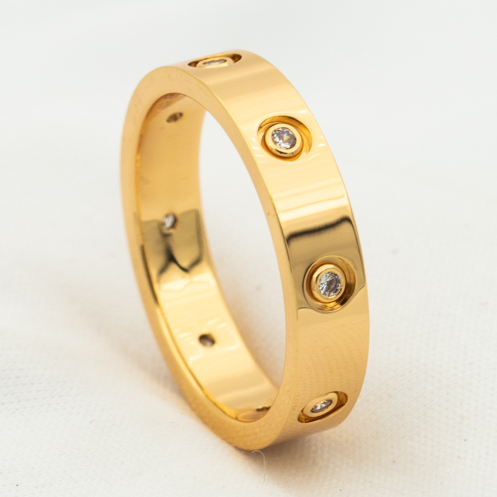 ¡®Star¡¯LOVE RING 3.6MM 8 DIAMONDS
