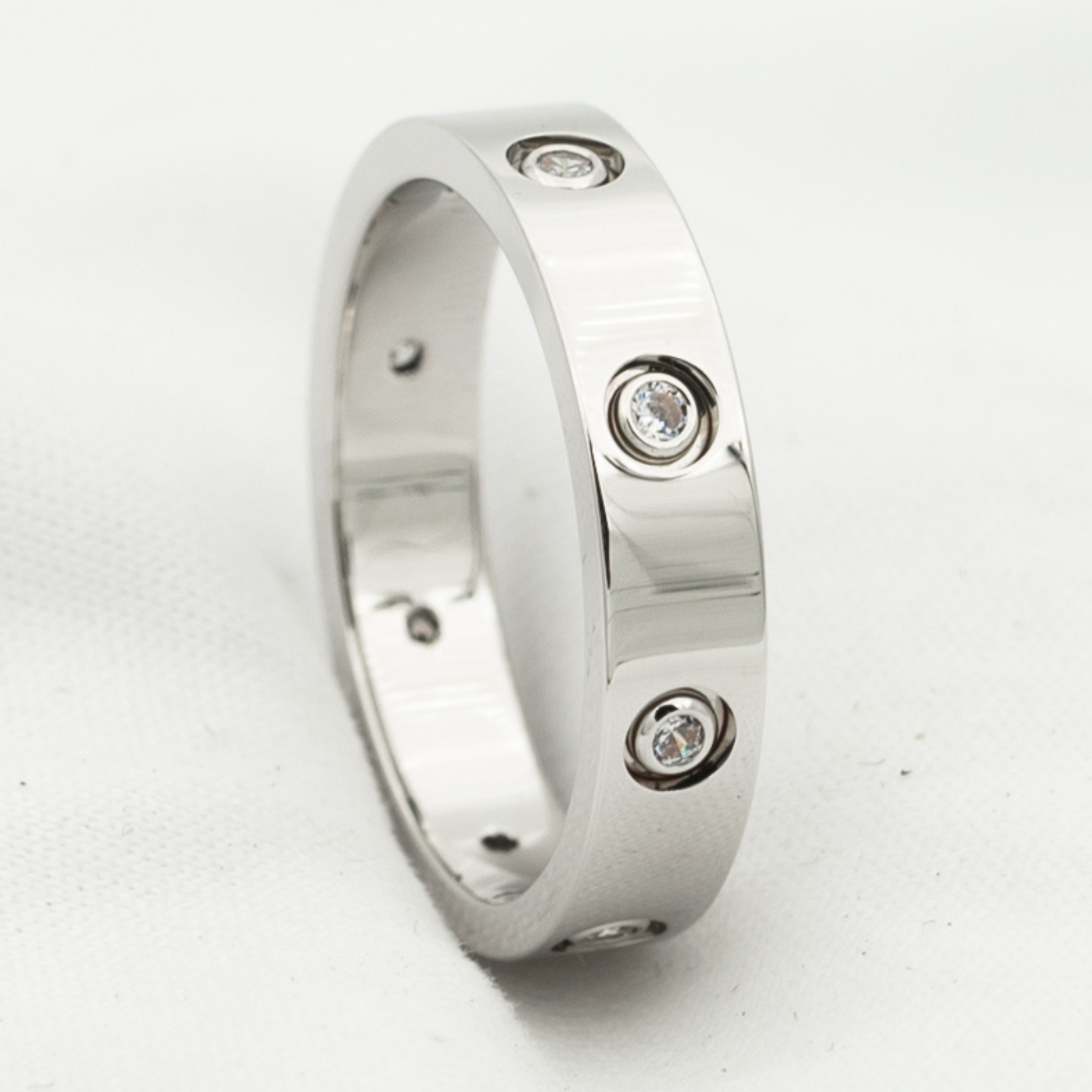¡®Star¡¯LOVE RING 3.6MM 8 DIAMONDS