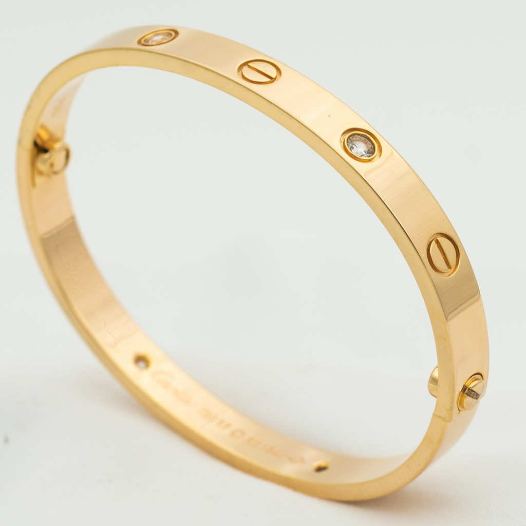 ¡®Star¡¯LOVE BRACELET 6.1MM 4 DIAMONDS