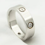¡®Star¡¯LOVE RING 5.5MM 3 DIAMONDS SILVER