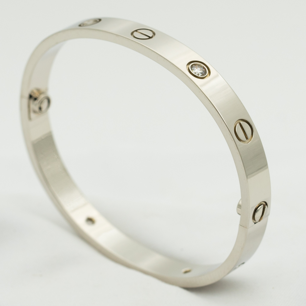 ¡®Star¡¯LOVE BRACELET 6.1MM 4 DIAMONDS
