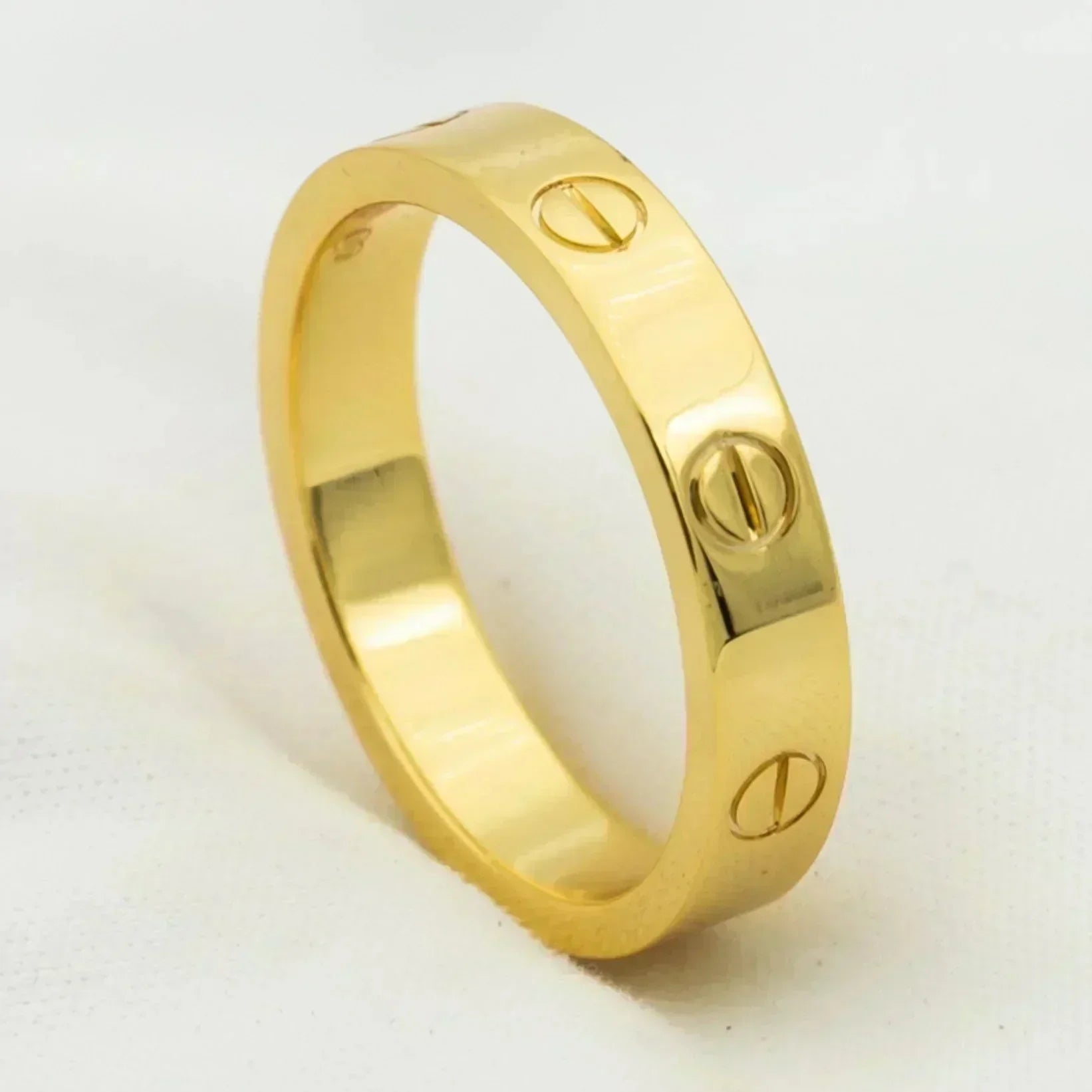 ¡®Star¡¯LOVE RING 4MM 1 DIAMOND GOLD