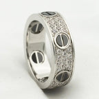 ¡®Star¡¯LOVE RING 5.5MM DIAMONDS PAVED CERAMIC