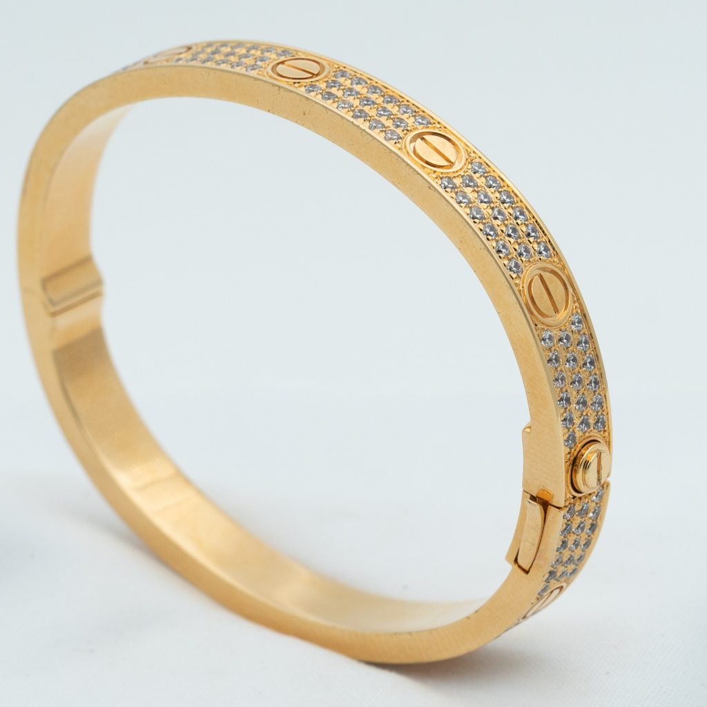 ¡®Star¡¯LOVE BRACELET 6.1MM DIAMOND-PAVED