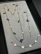 [Star] 26 NEW CLOVER 15 MOTIFS LUCKY NECKLACE