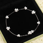 ¡®Star¡¯FRIVOLE SILVER 9 FLOWERS NECKLACE