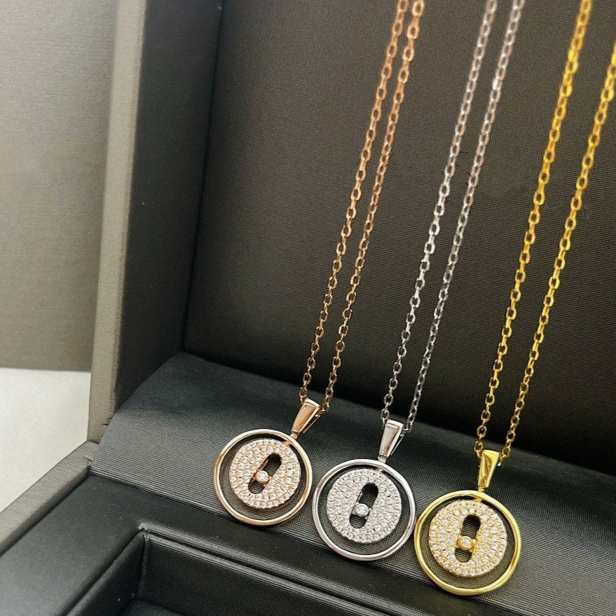 [moco jewelrys ]moco jewelrys MOVER PM PAVED NECKLACE