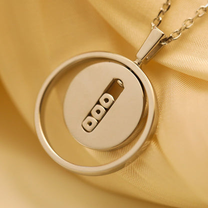 [moco jewelrys ]moco jewelrys MOVE MM SILVER DIAMOND NECKLACE