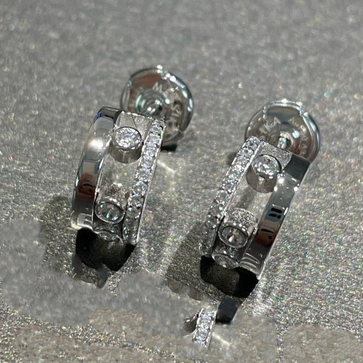 [moco jewelrys ]MOVE ROMANE EARRINGS DIAMOND