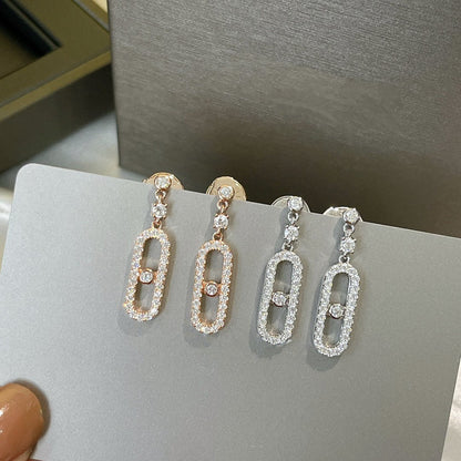 [moco jewelrys ]DORMEUSES MOVE UNO DIAMOND EARRINGS