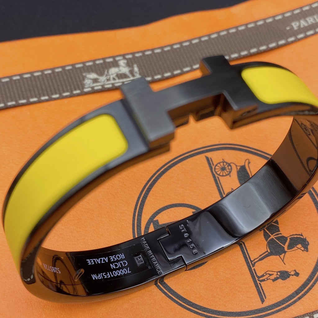 ¡®Star¡¯CLIC HM SO BLACK YELLOW BRACELET