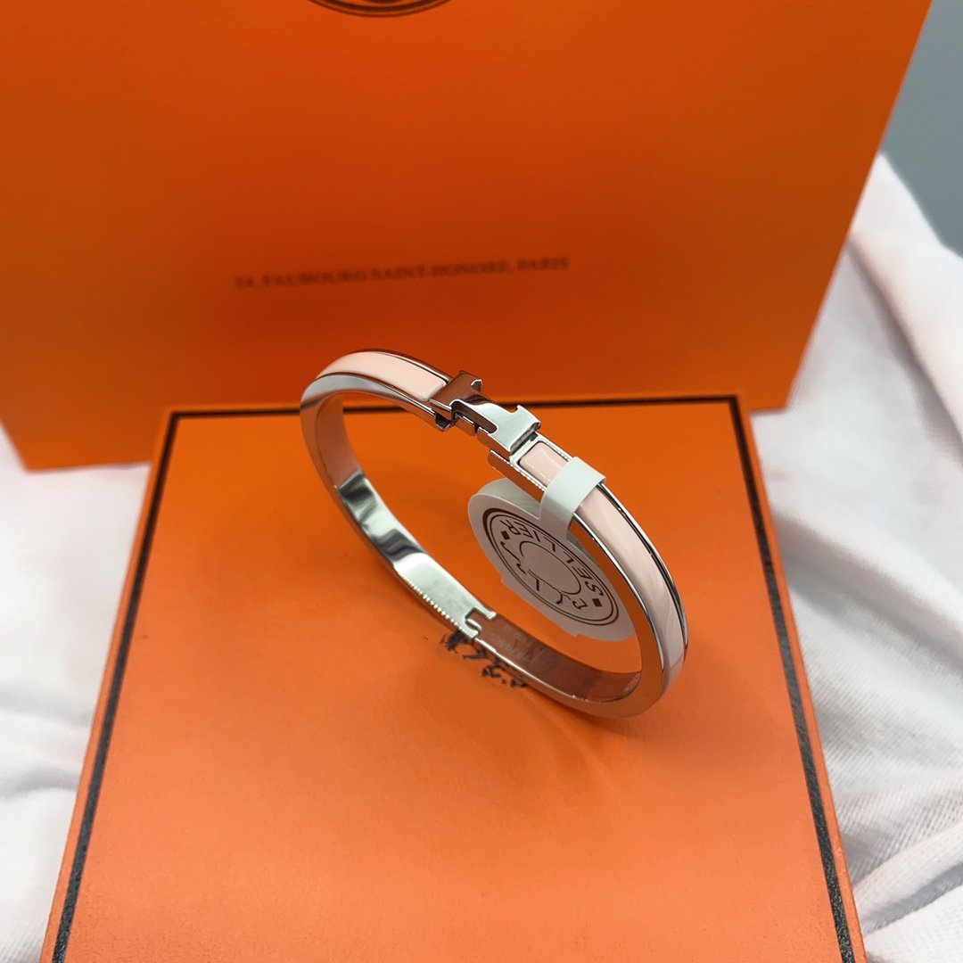 ¡®Star¡¯CLASSIC HM CLIC  PINK 8MM ENAMEL BRACELET