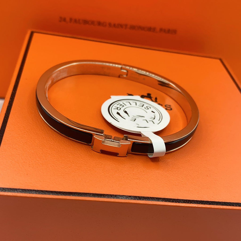 ¡®Star¡¯CLASSIC HM CLIC BLACK 8MM ENAMEL BRACELET