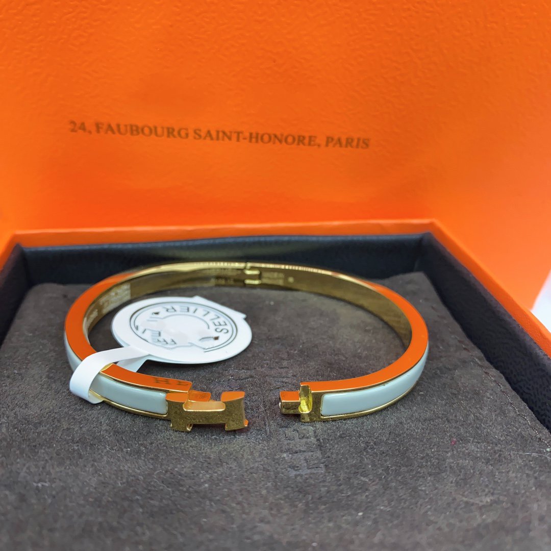¡®Star¡¯CLASSIC HM CLIC GREEN 8MM ENAMEL BRACELET