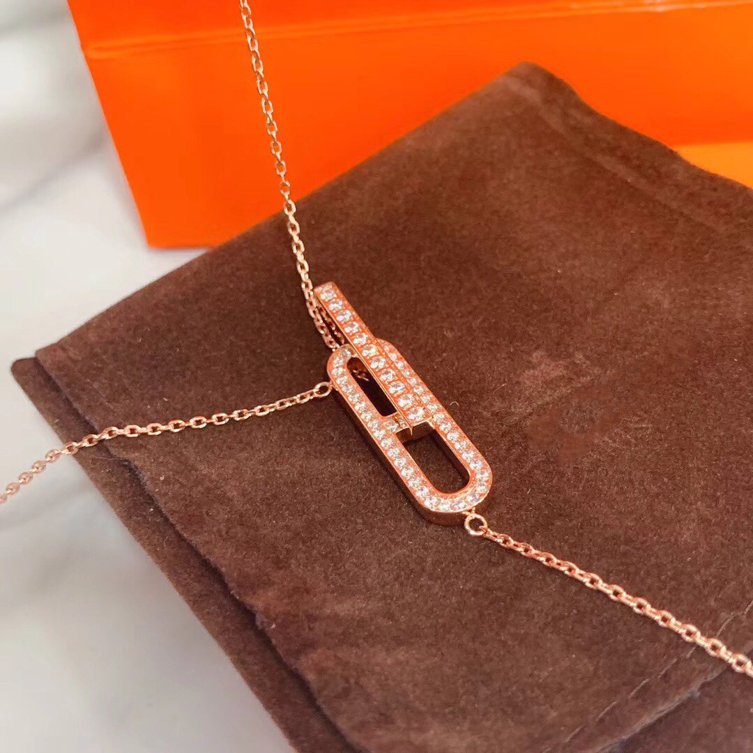 ¡®Star¡¯HM NECKLACE PLATINUM ROSE GOLD DIAMOND