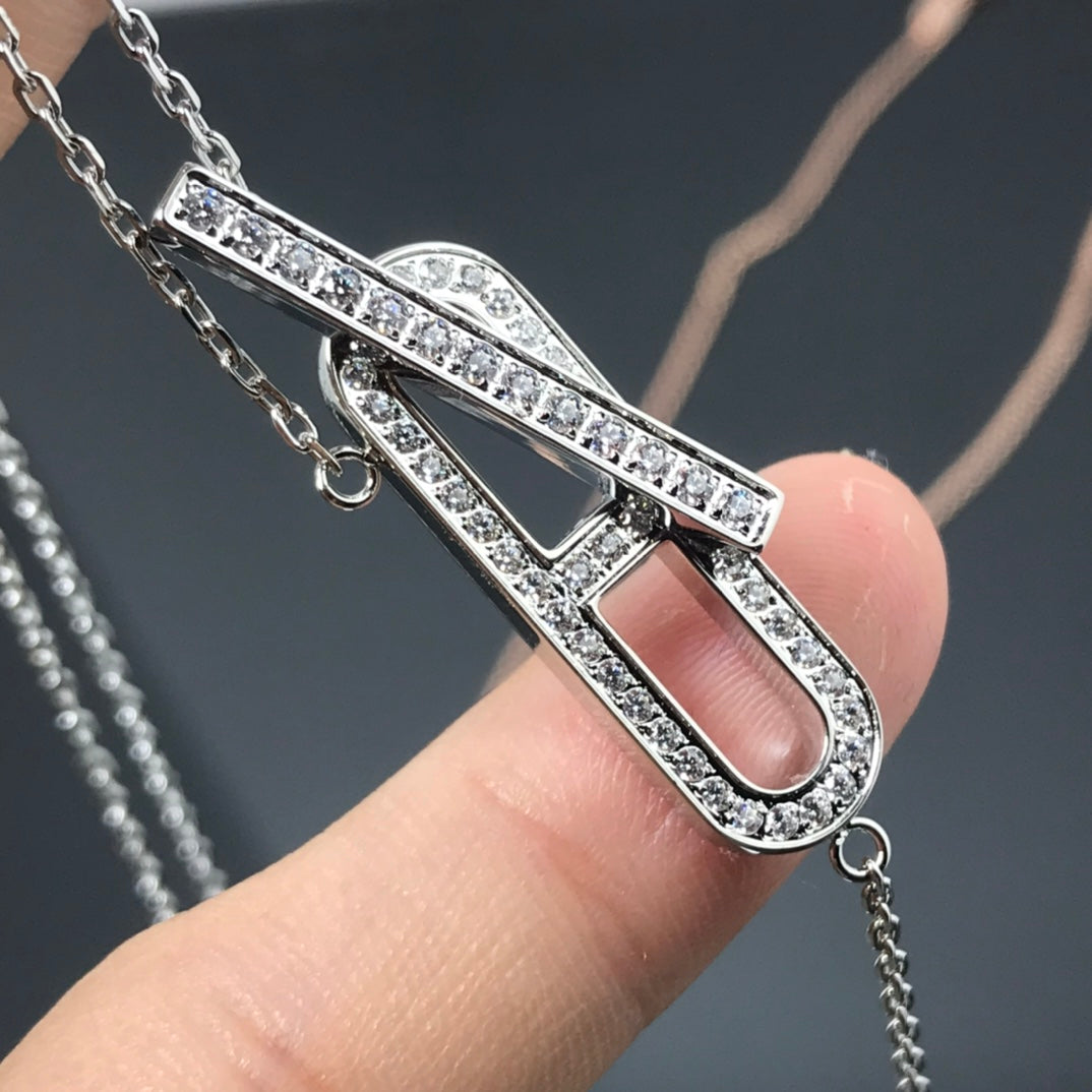 ¡®Star¡¯HM NECKLACE PLATINUM ROSE GOLD DIAMOND