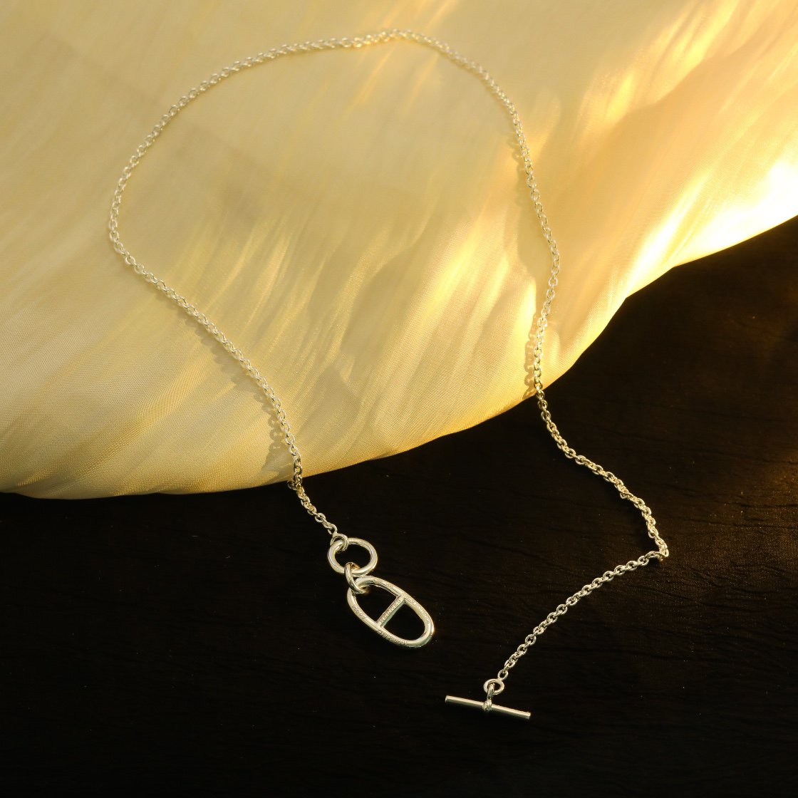 ¡®Star¡¯HM CHAINE D'ANCRE PENDANT NECKLACE STERLING SILVER