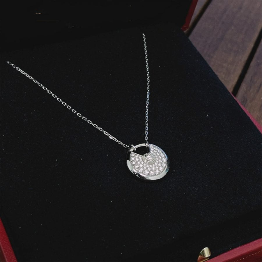 ¡®Star¡¯AMULETTE SILVER FULL DIAMOND NECKLACE