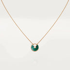 ¡®Star¡¯AMULETTE ROSE GOLD MALACHITE NECKLACE