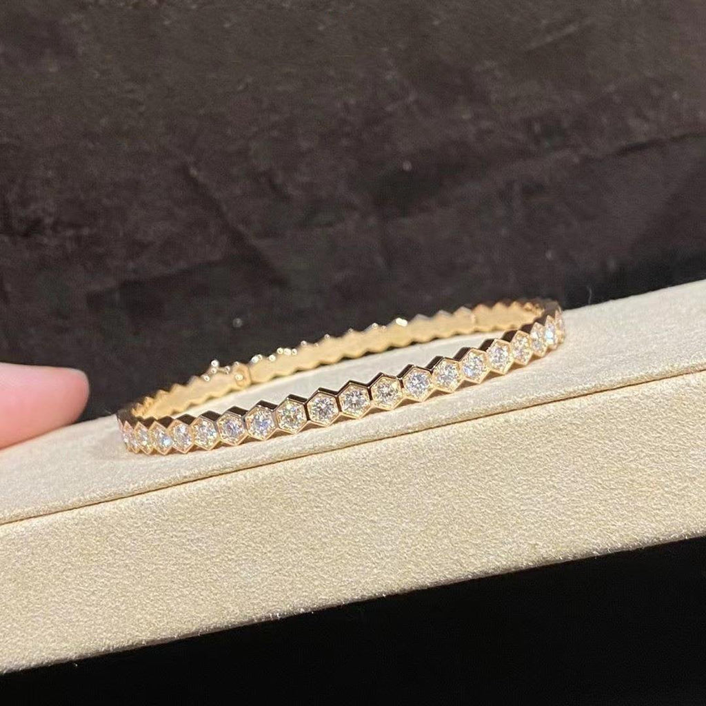 ¡®Star¡¯BEE LOVE GOLD BRACELET FULL DIAMOND