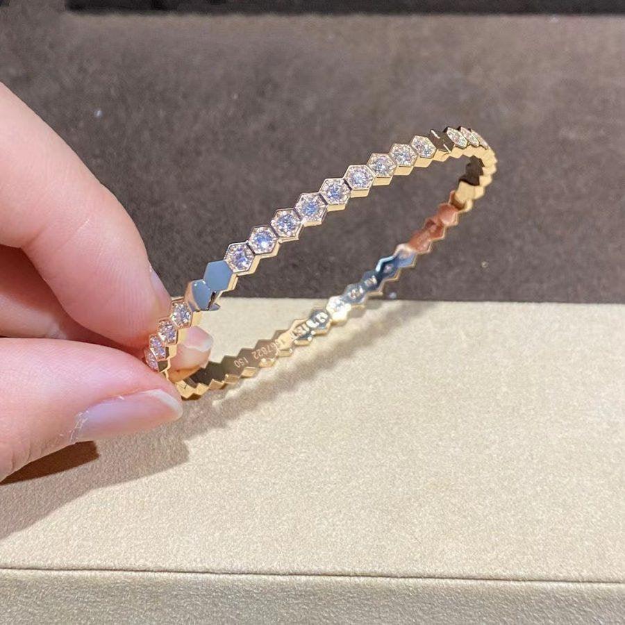 ¡®Star¡¯BEE LOVE GOLD BRACELET FULL DIAMOND