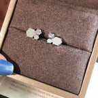 ¡®Star¡¯BEE LOVE SILVER DIAMOND EARRINGS
