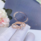 ¡®Star¡¯BEE LOVE RING PINK GOLD 1 DIAMOND