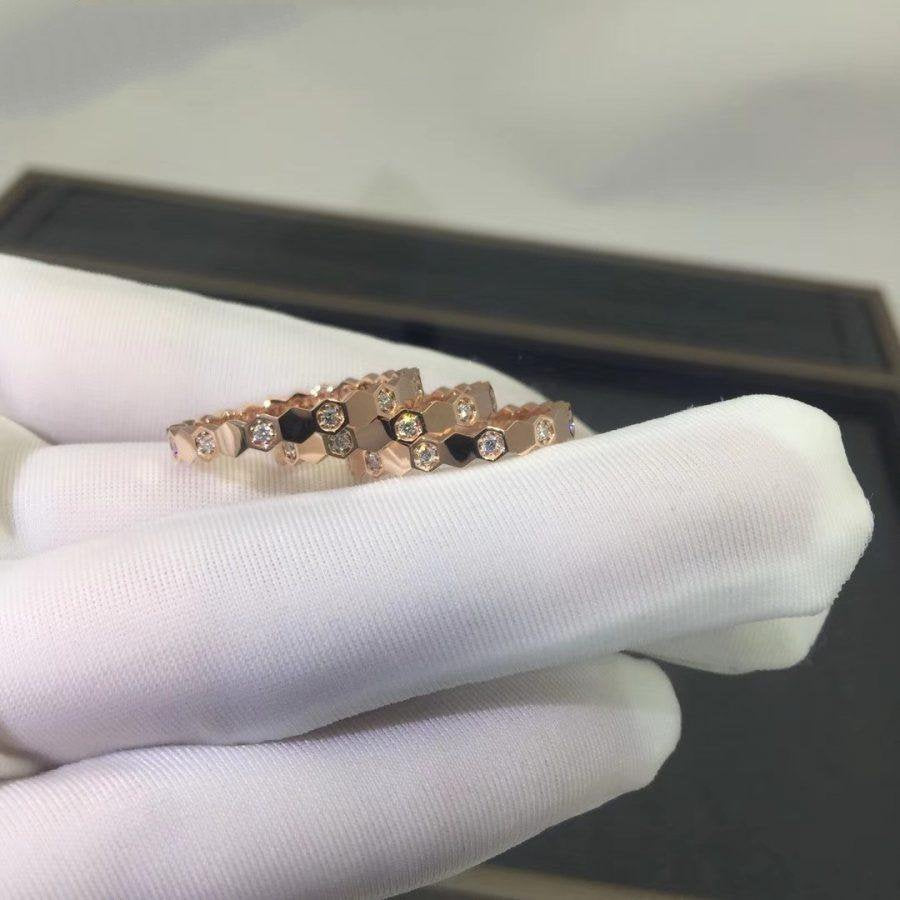 ¡®Star¡¯BEE LOVE RING PINK GOLD DIAMOND